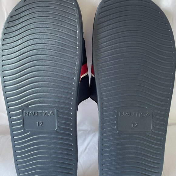 Nautica Men's Slipper STONO 2 Comfort Flip Flop in Navy and Red, Size 12 US - Picture 6 of 6